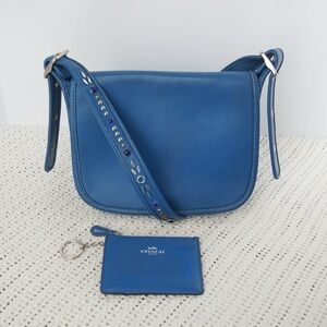 Coach Blue Patricia 23 Crossbody Bag Purse - Wallet Cardholder INCLUDED